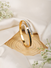 Dual Tone Nail Bracelet