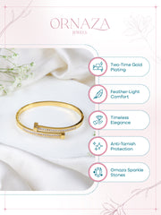 Dual Row Stone Bracelet