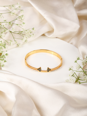 Gold CZ Line Bracelet