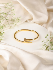 Golden Nail Bracelet