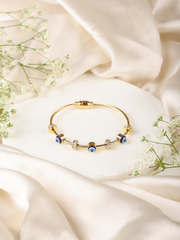 Evil Eye Cable Bracelet