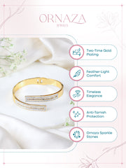 Radiant Dual Bar Bracelet