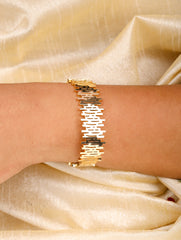 Golden Maze Bracelet