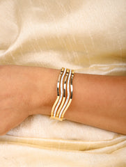 Golden Wave Bracelet