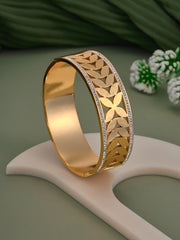 Golden Petal Cutwork Bracelet