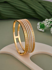 Golden Maze Stripe Bracelet