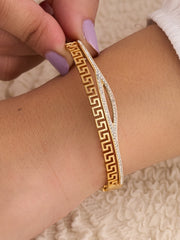 Golden Heritage Curve Bracelet