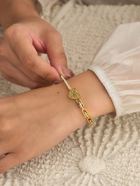 Evil Eye Heart Bracelet