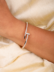 Rose Gold Nail Charm Bracelet