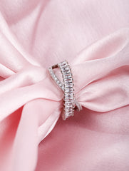 Silver Twist of Grace Ring