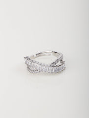 Silver Twist of Grace Ring