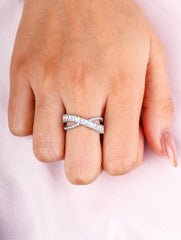 Silver Twist of Grace Ring