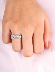 Radiant Crown Ring – Silver Edition