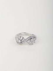 Radiant Crown Ring – Silver Edition