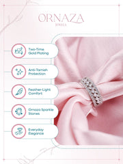 Twilight Spark Silver Ring