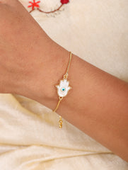 Hamsa Evil Eye Bracelet