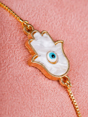Hamsa Evil Eye Bracelet