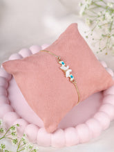 Twin Butterfly Evil Eye Bracelet