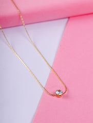 Classic Solitaire Necklace