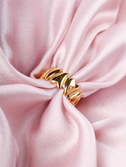 Bold Wave Statement Ring