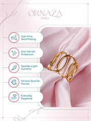 Open Oval Chic Ring
