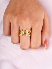 Golden Blossom Ring