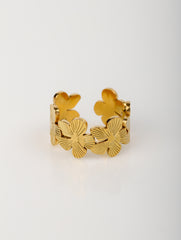 Golden Blossom Ring