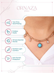 Roman Charm Choker Necklace