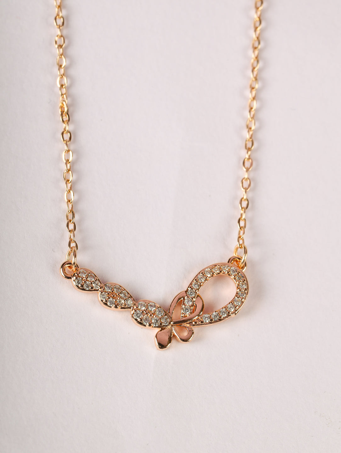 Butterfly Infinity Necklace