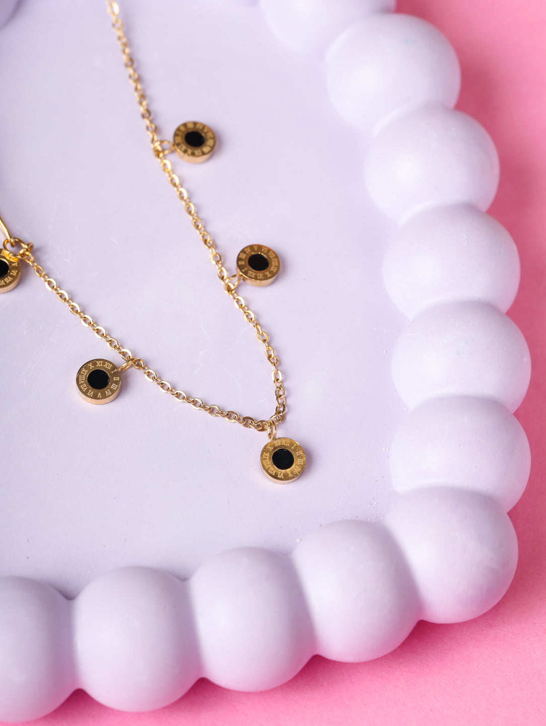 Dual Chain Charm Necklace