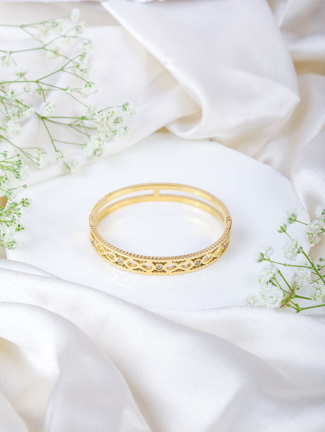 Elegant Cutwork Bracelet