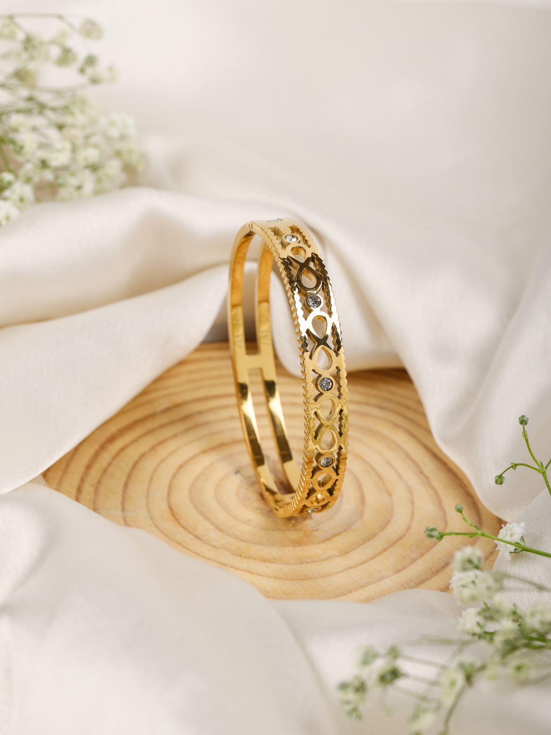 Elegant Cutwork Bracelet