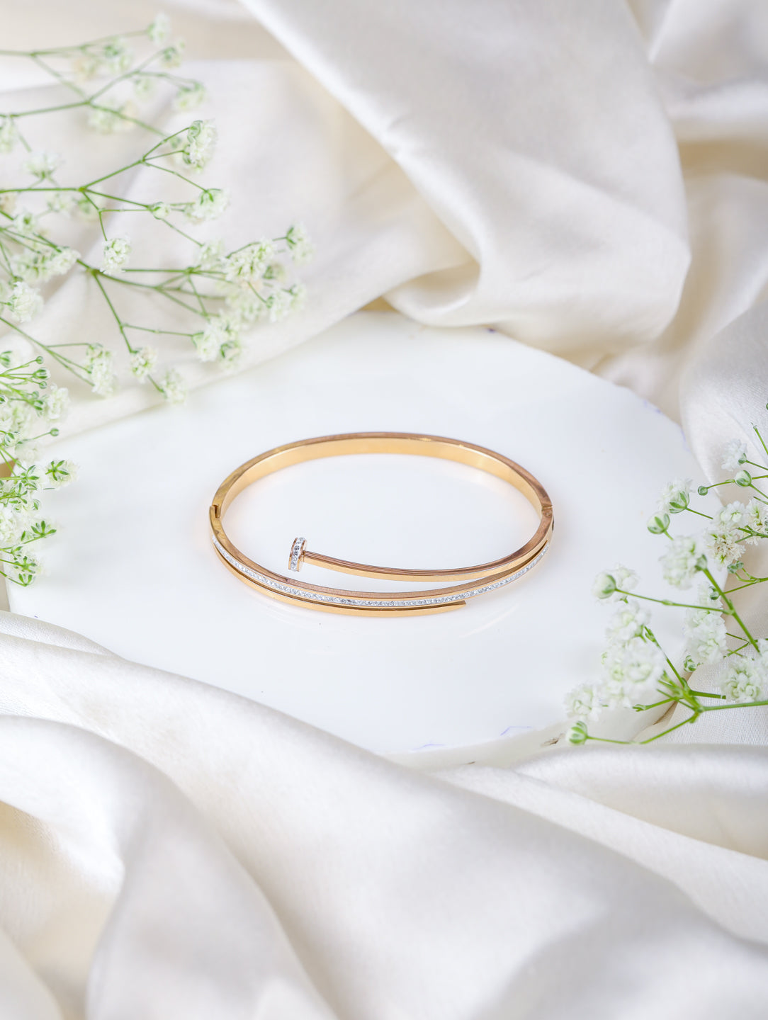 Rose Nail Bracelet
