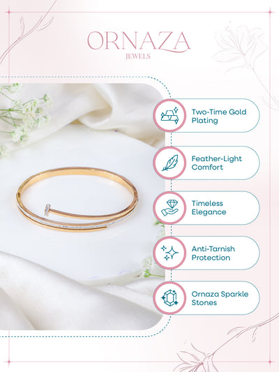 Rose Nail Bracelet