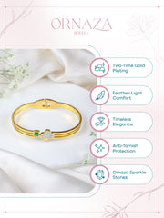 Floral Charm Bracelet