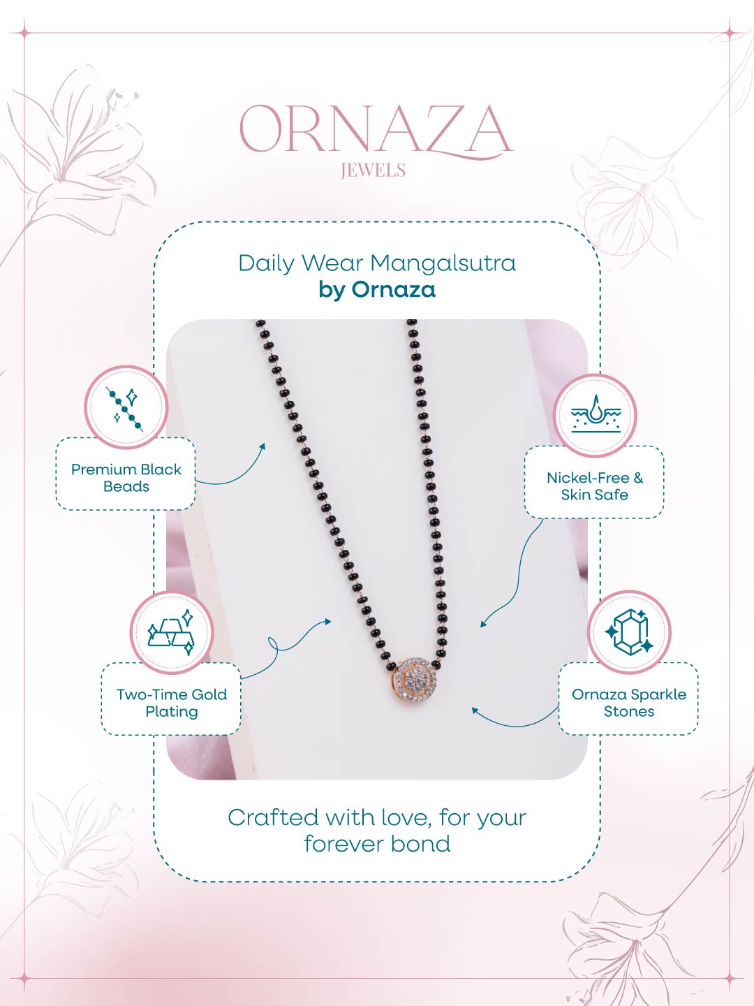 Circle Bloom Mangalsutra