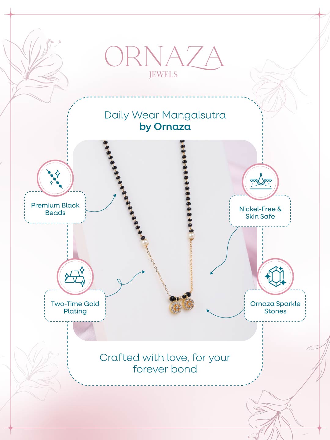 Twin Bloom Mangalsutra