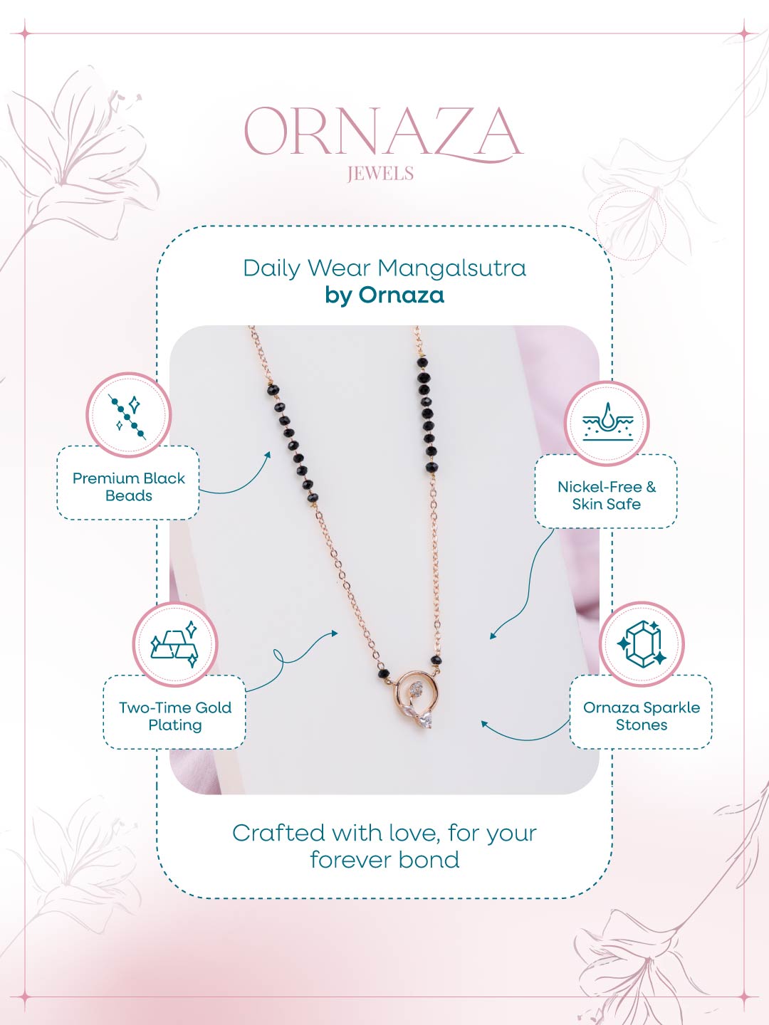Circle Blossom Mangalsutra