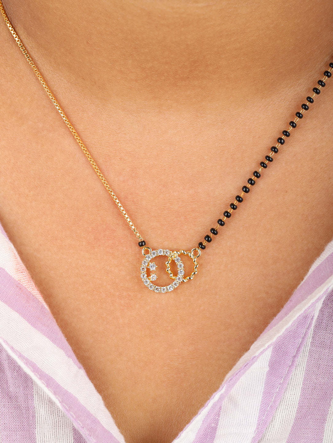 Dual Ring Mangalsutra
