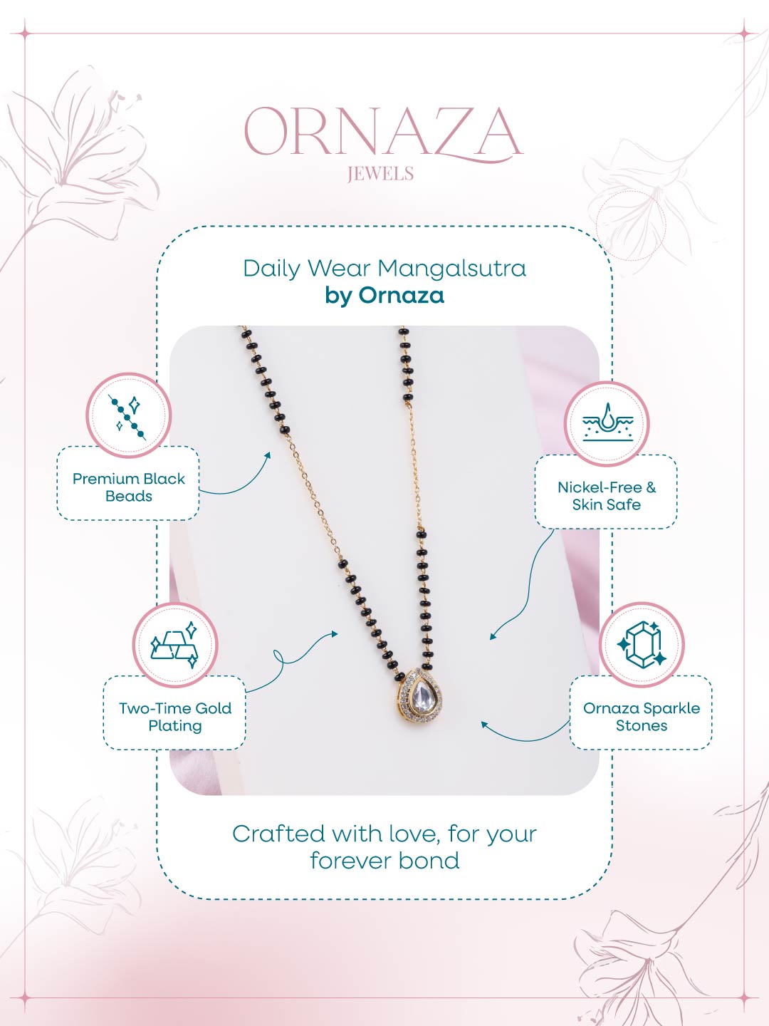 Teardrop Shine Mangalsutra