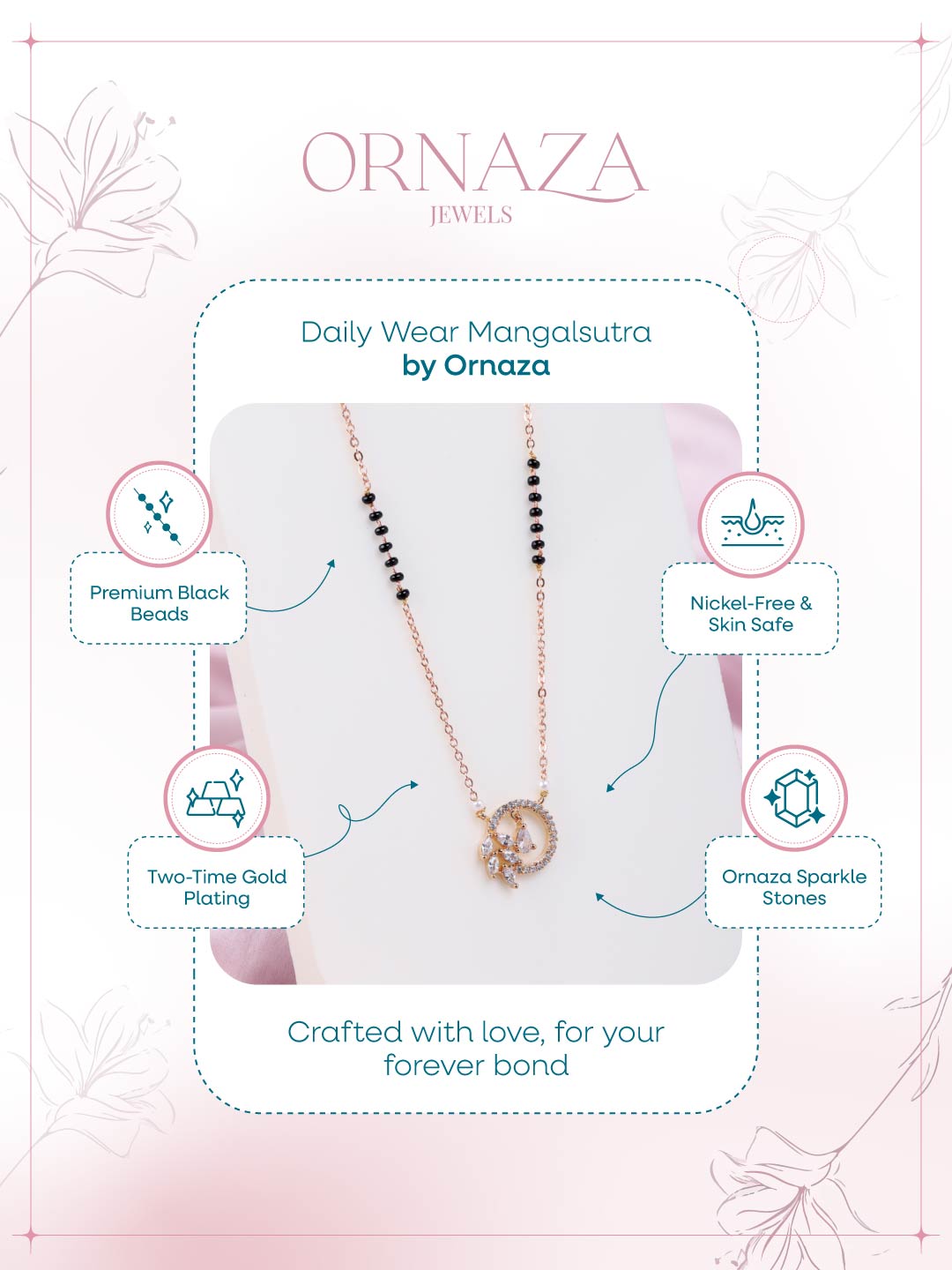 Leaf Drop Mangalsutra
