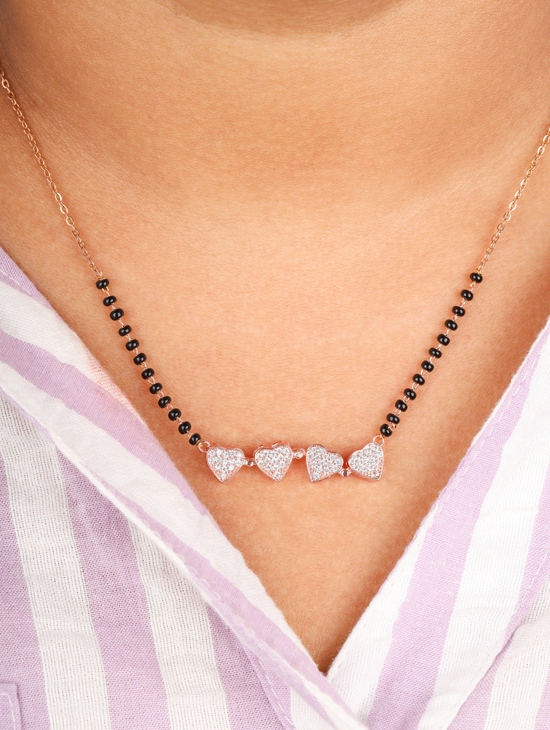 Four Hearts Mangalsutra