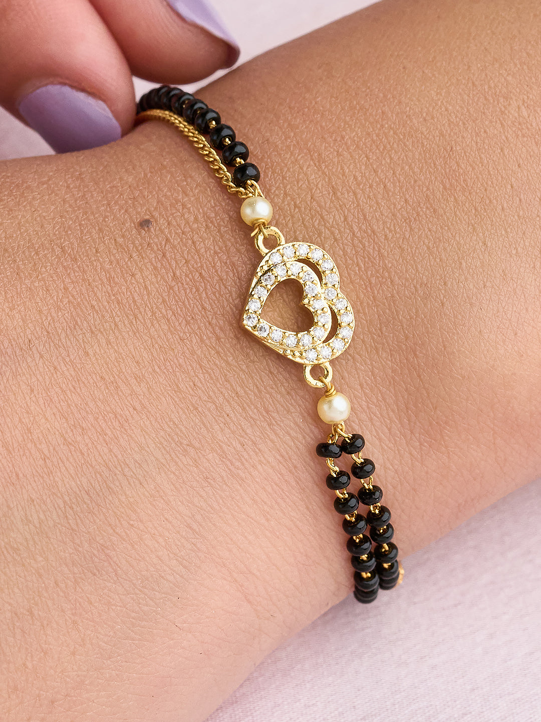 Hridaa Mangalsutra Bracelet