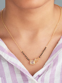 Regal Bow Charm Mangalsutra