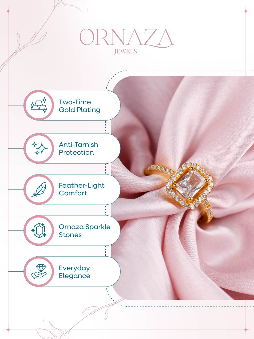 Radiant Halo Ring