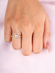 Radiant Halo Ring