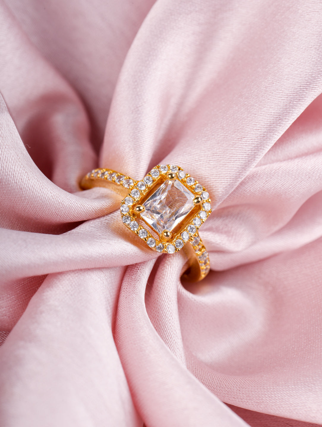 Radiant Halo Ring