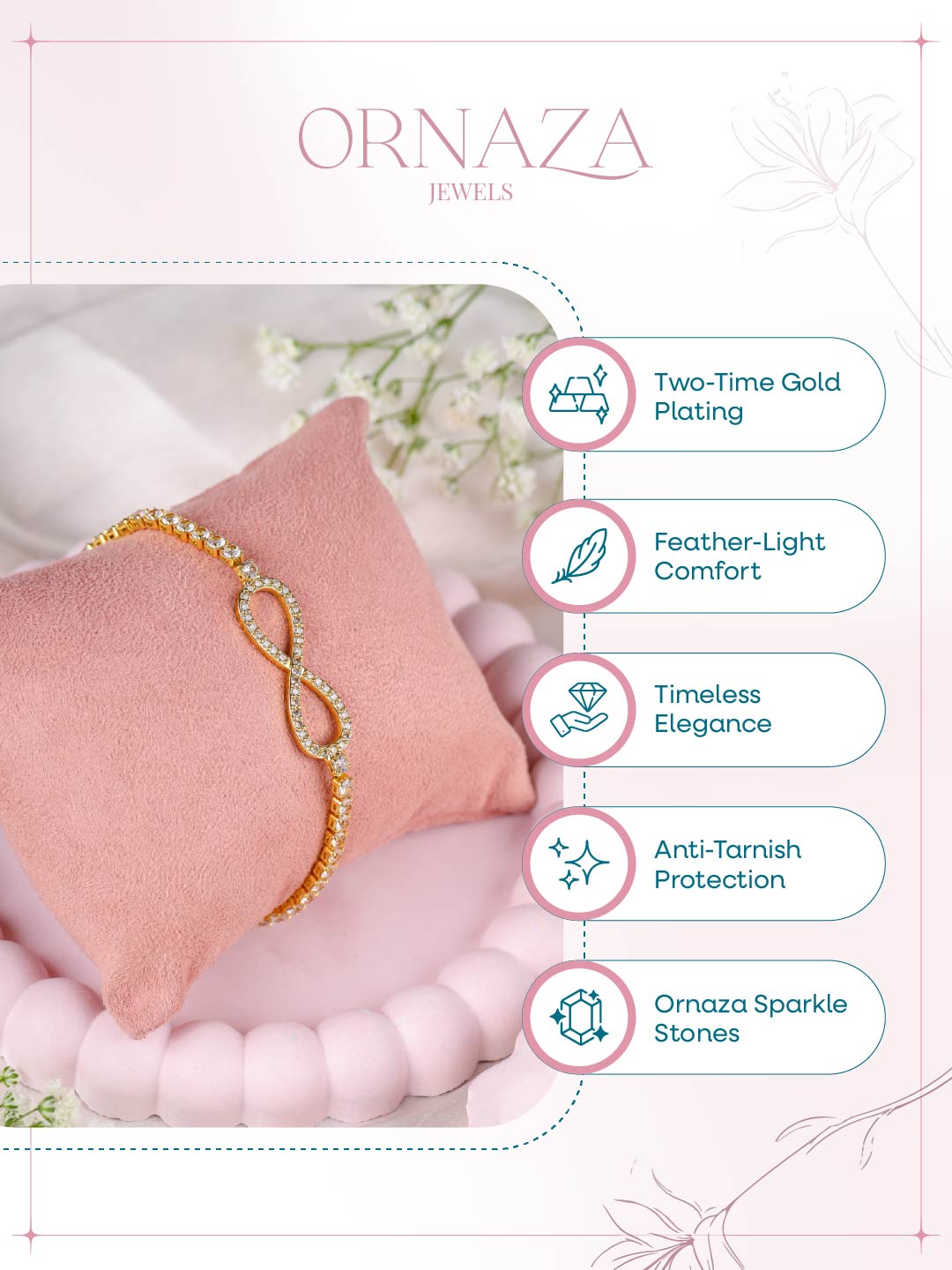 Golden Infinity Bracelet