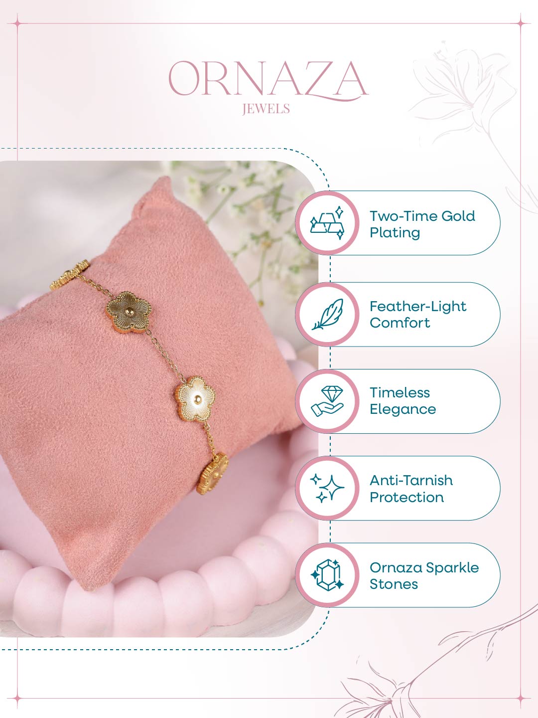 Golden Bloom Bracelet