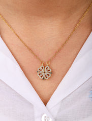 Gold Clover Necklace